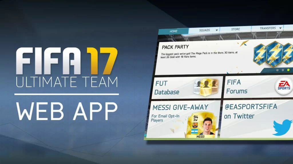 fifa 17 web app