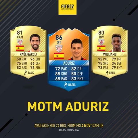 Aduriz MOTM Man of the Match