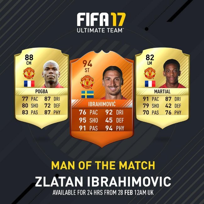 Ibrahimovic MOTM League Cup