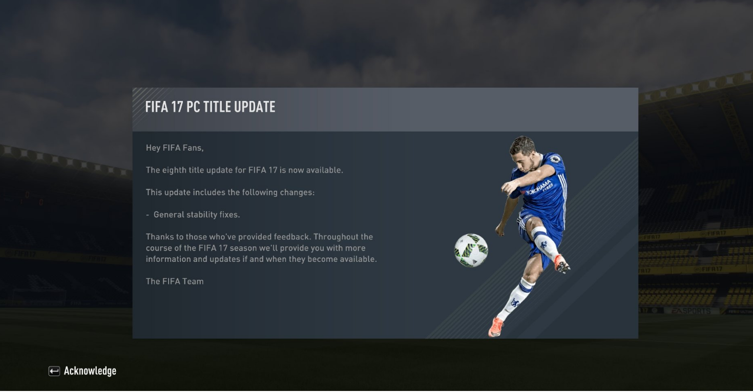 Fifa 17 - Patch 1.09 - Title Update 8