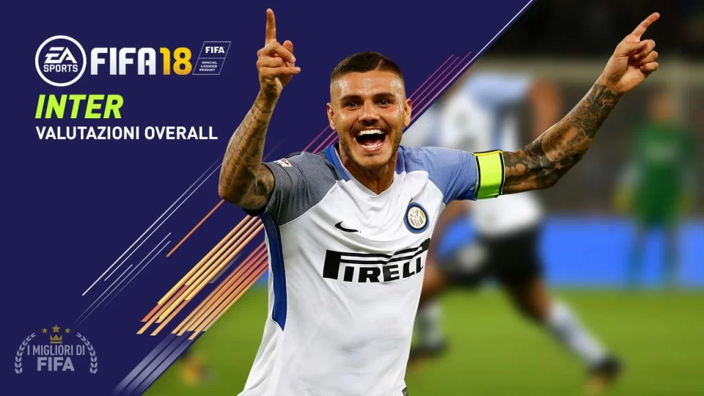 Fifa 18 valori giocatori Inter Overall