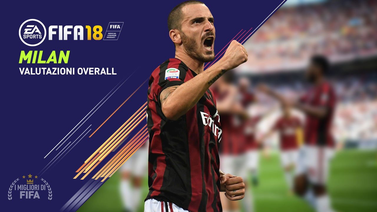 Fifa 18: le valutazioni overall dei del Milan - FUT Universe