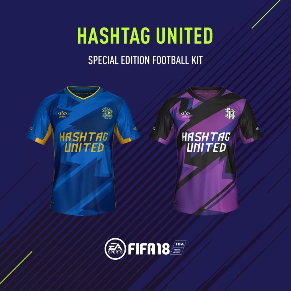 Hashtag Kit Divise ESports Fifa 18