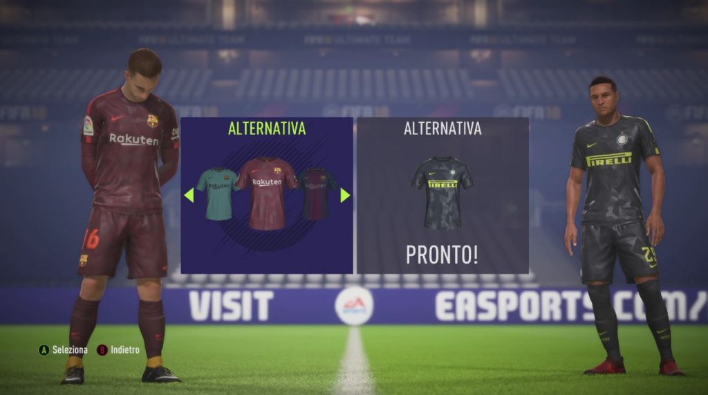 Fifa 18 Terze Maglie Inter Barcellona Nike