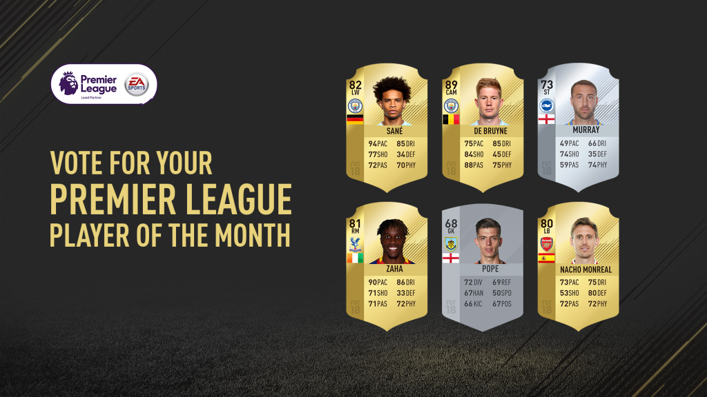 POTM Premier League Ottobre