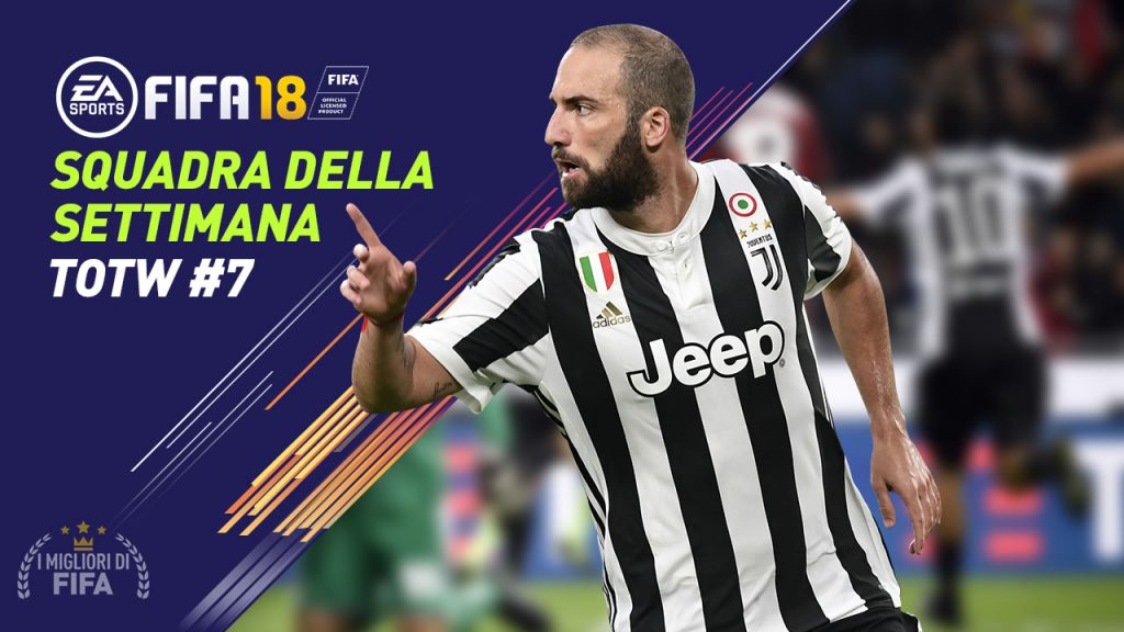 TOTW 7 Fifa 18 Squadra della Settimana