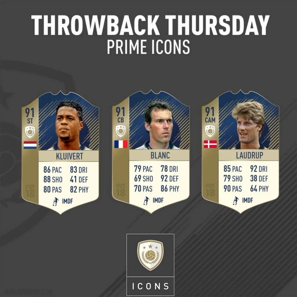 SBC Icon Prime Blanc Laudrup Kluivert