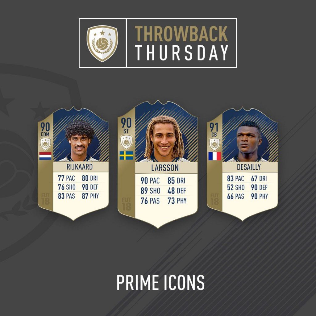 SBC Icon Prime Larsson, Frank Rijkaard, Marcel Desailly