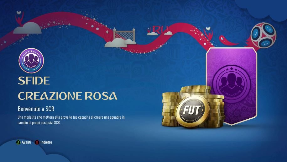 Sfide Creazione Rosa Fifa World Cup