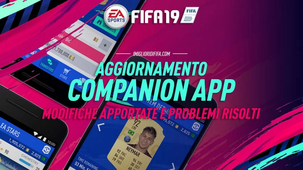 Fifa 19 Companion App Aggiornamento Patch