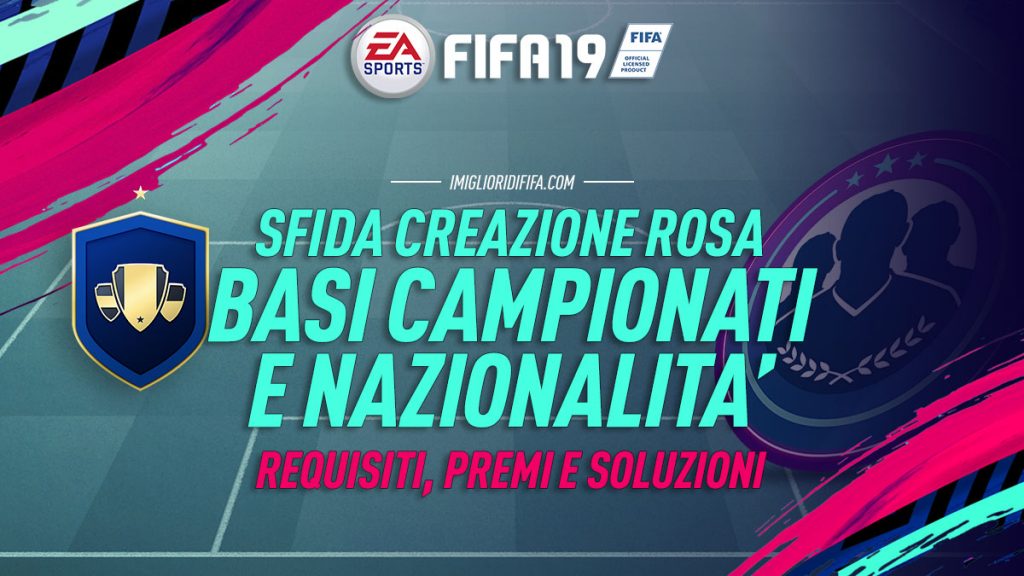 SBC Basi Campionati Nazionalità