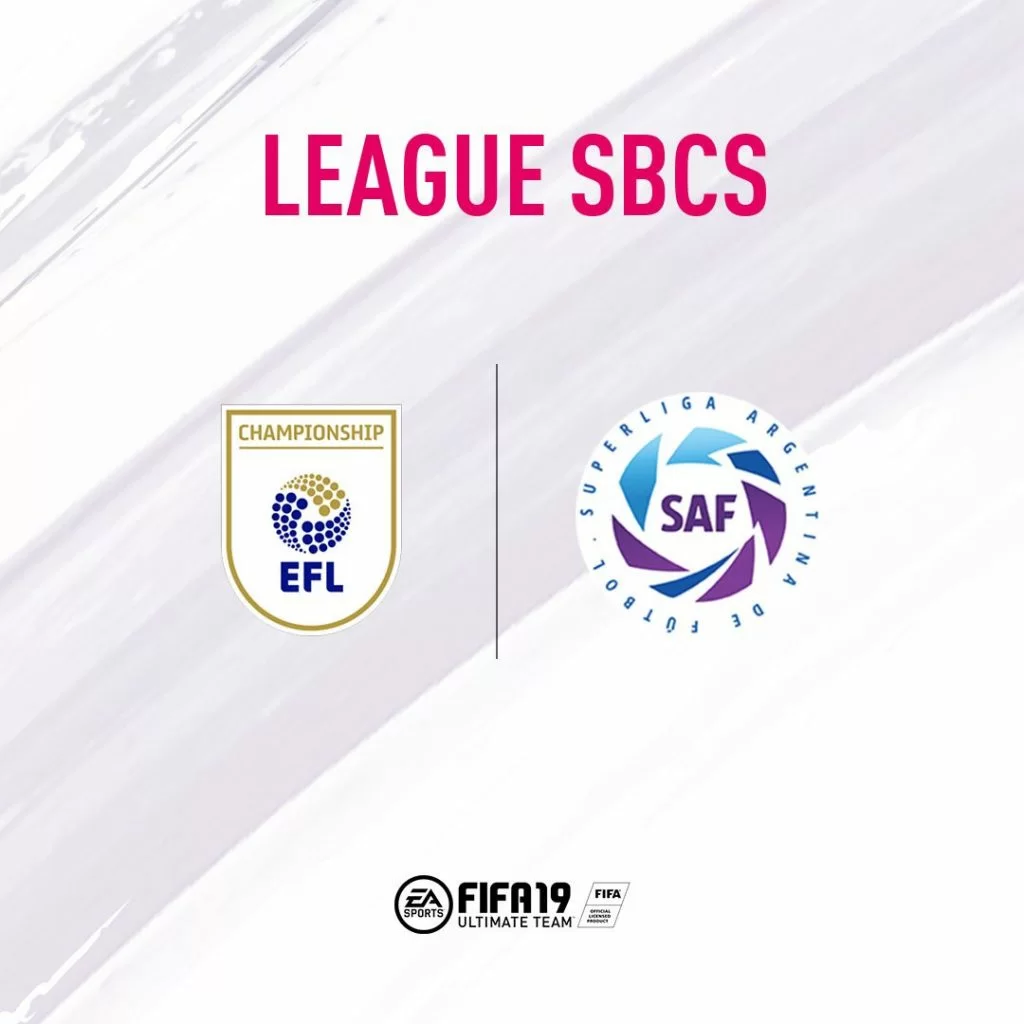 SBC SUperliga Argentina e EFL Championship