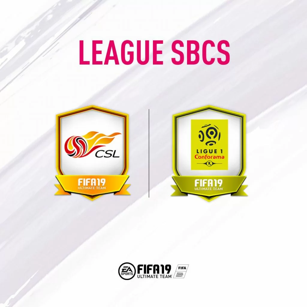 SBC CSL e Ligue 1