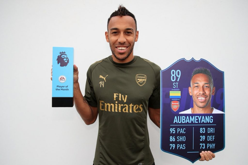 Aubameyang POTM