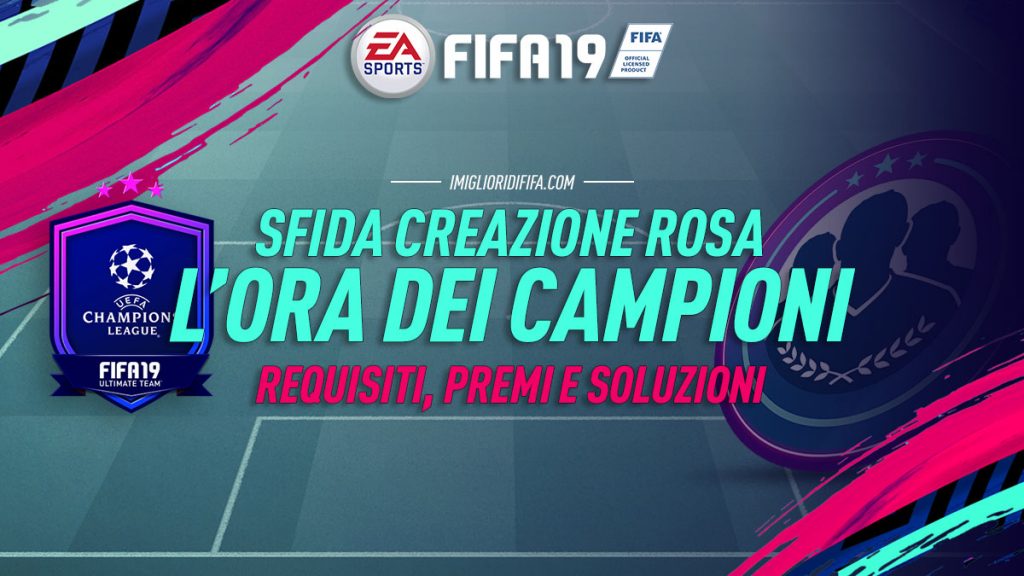 Sfida Creazione Rosa l'ora dei campioni