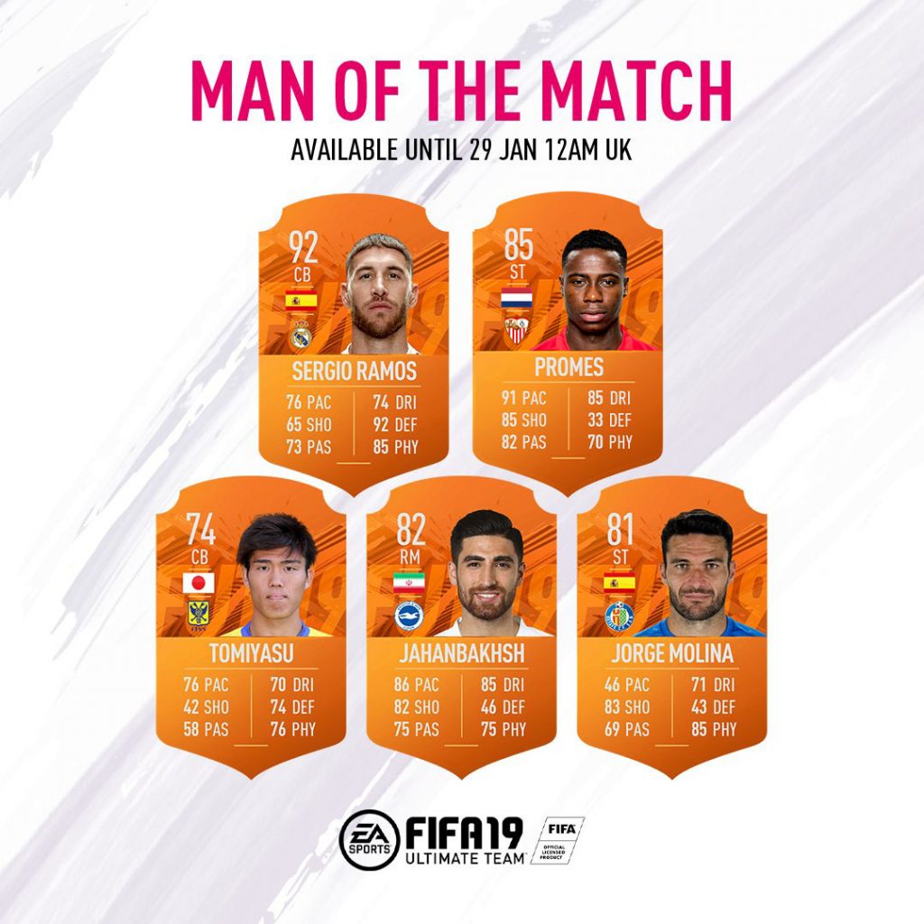 MOTM - Uomo Partita FIFA 19