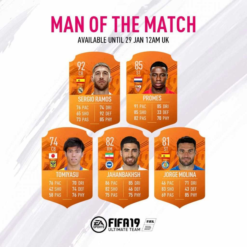 MOTM - Uomo Partita FIFA 19