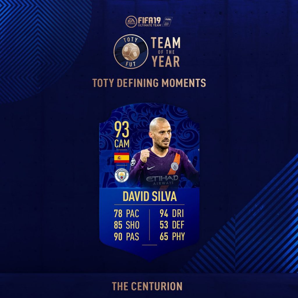 SBC Il centurione David Silva Candidato TOTY