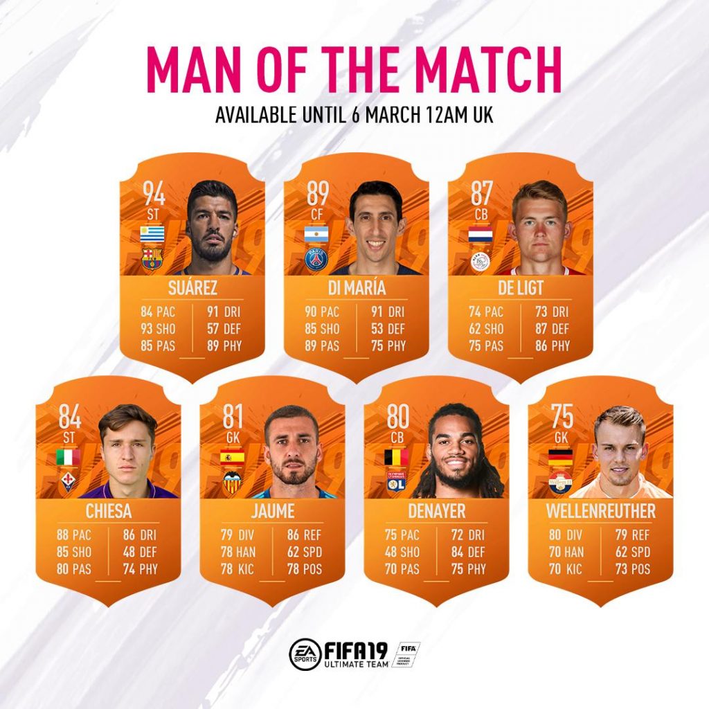 MOTM 2 Marzo