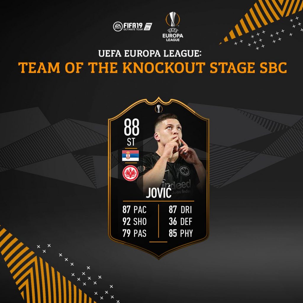 SBC Jovic TOTKS