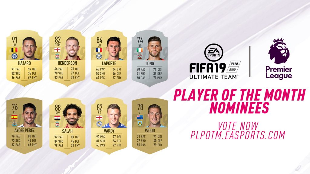 Candidati POTM Aprile Premier League