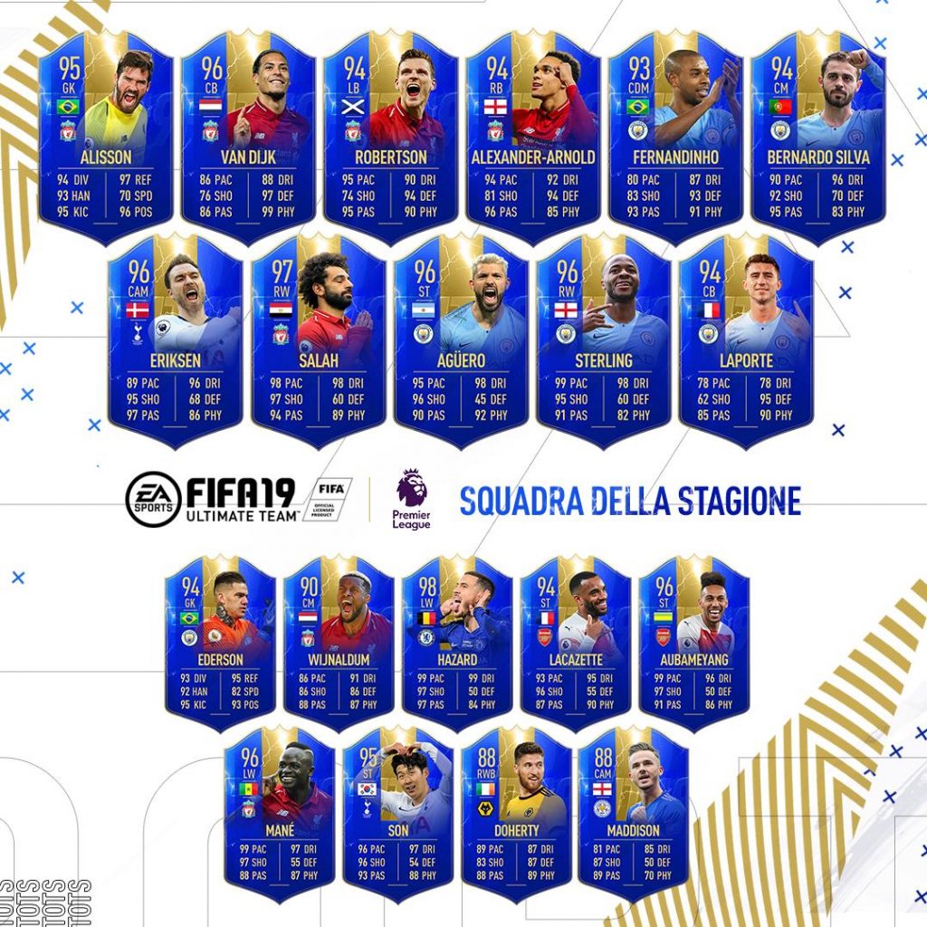 TOTS Premier League FIFA 19