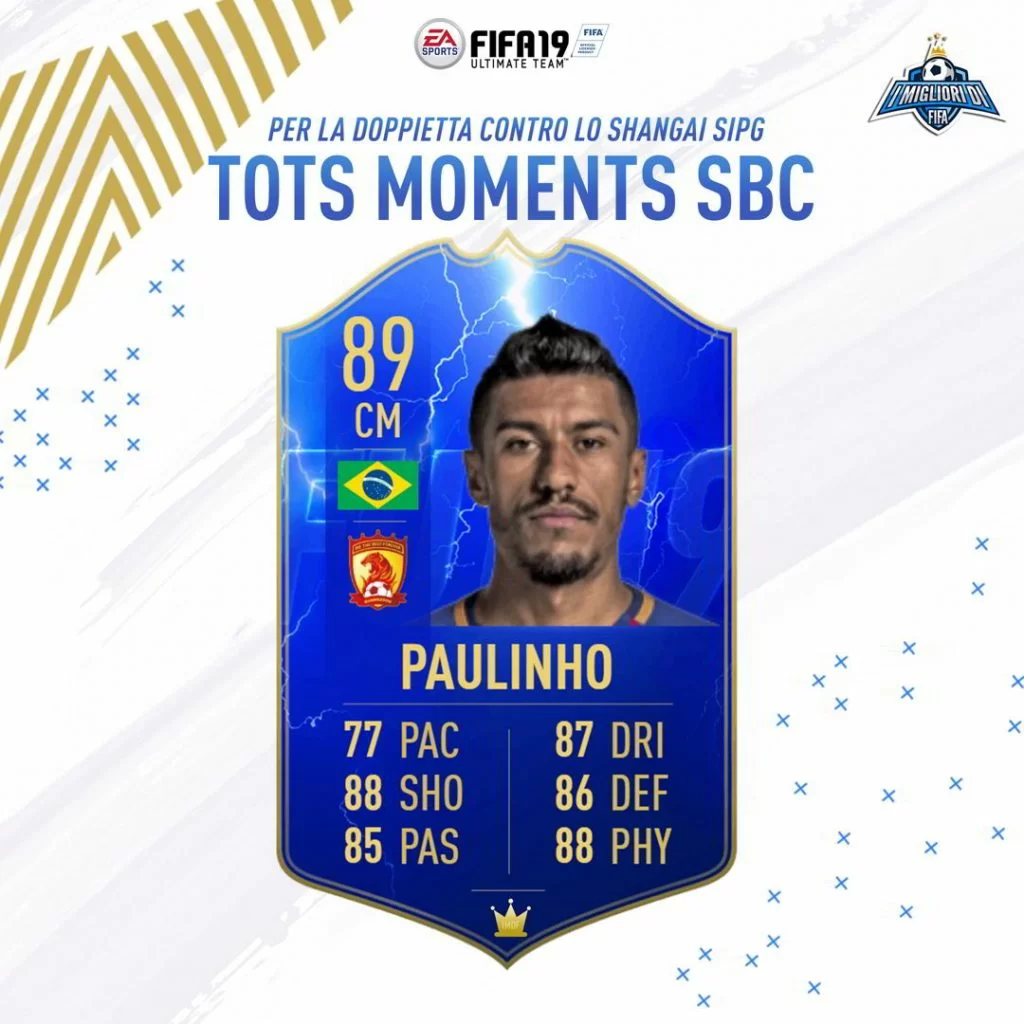SBC TOTS Moments Paulinho