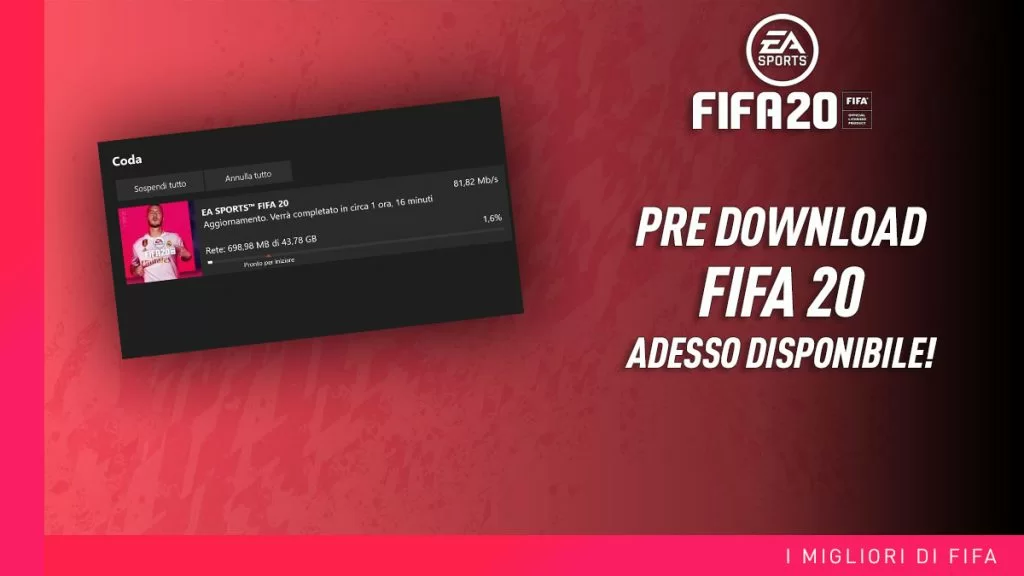 Pre Download FIFA 20