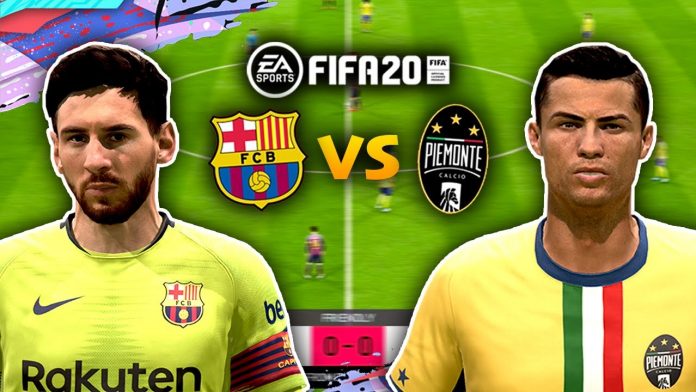 Fifa 20: video gameplay Piemonte Calcio - Barcellona by La5ty