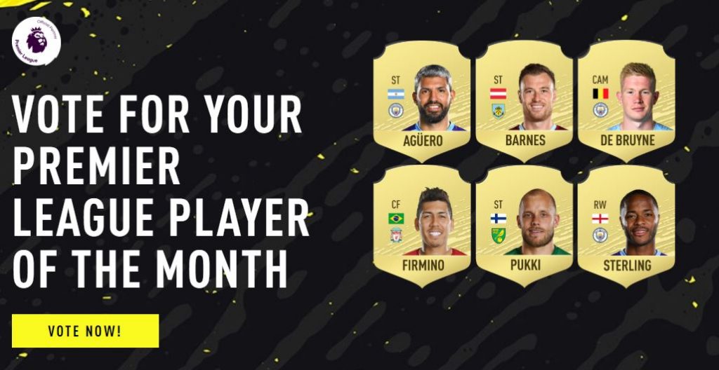 Candidati POTM agosto Premier League