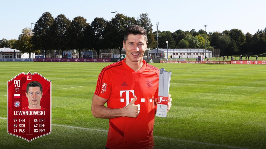 Lewandowski POTM Bundesliga agosto SBC