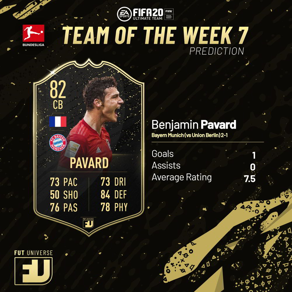 Pavard TOTW 7