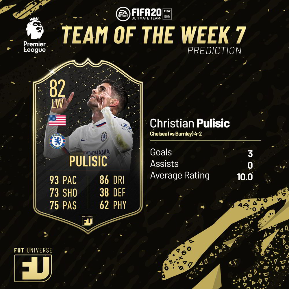 Pulisic TOTW 7