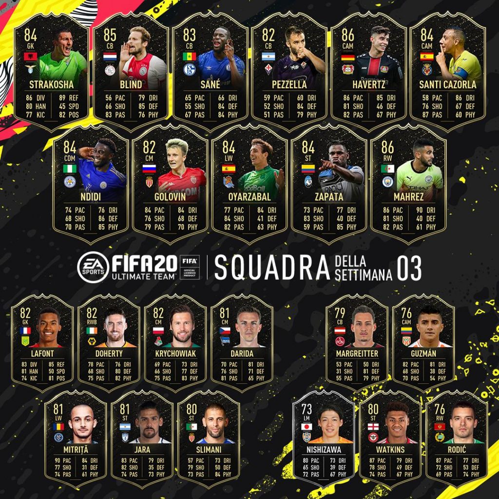 TOTW 3 FIFA 20