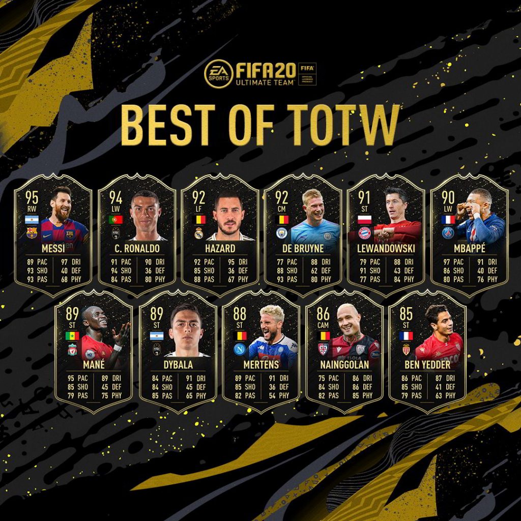 Best of TOTW FIFA 20