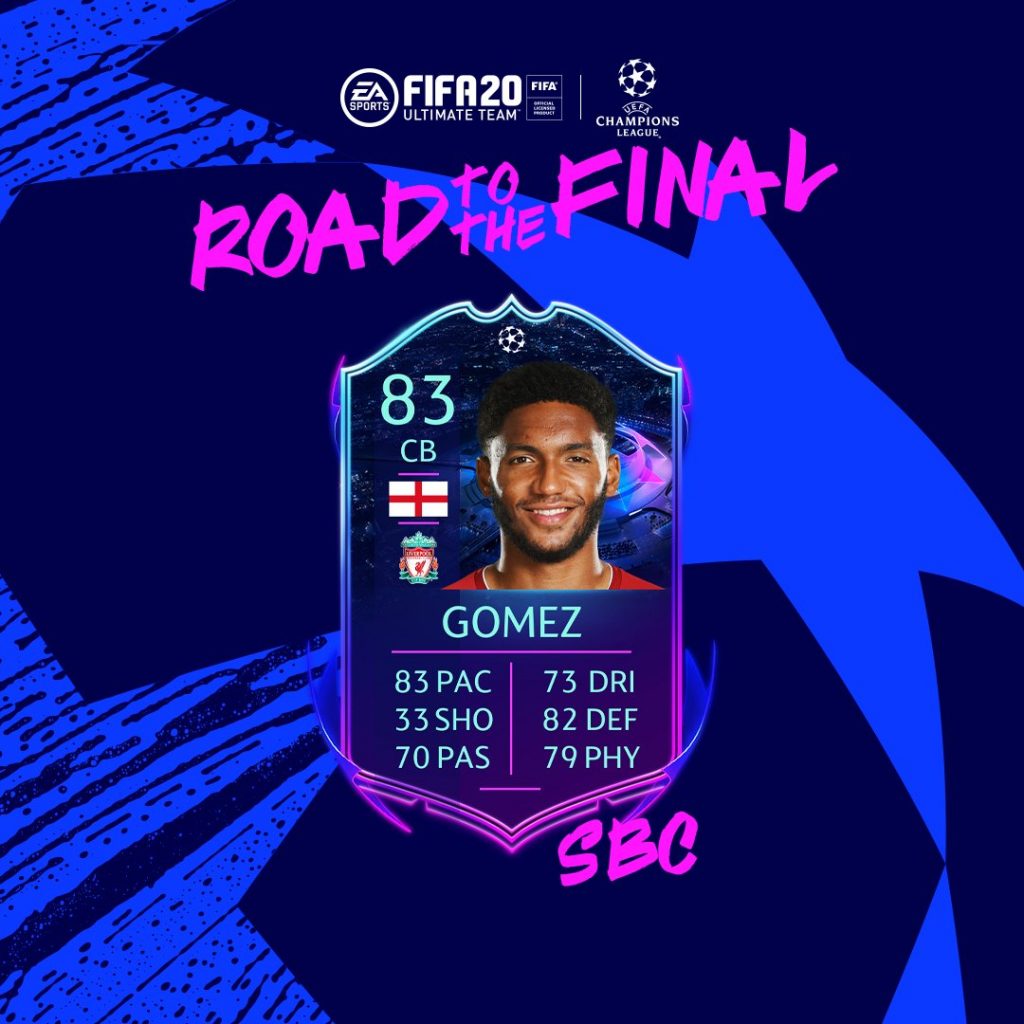 SBC Joe Gomez Road to the Final