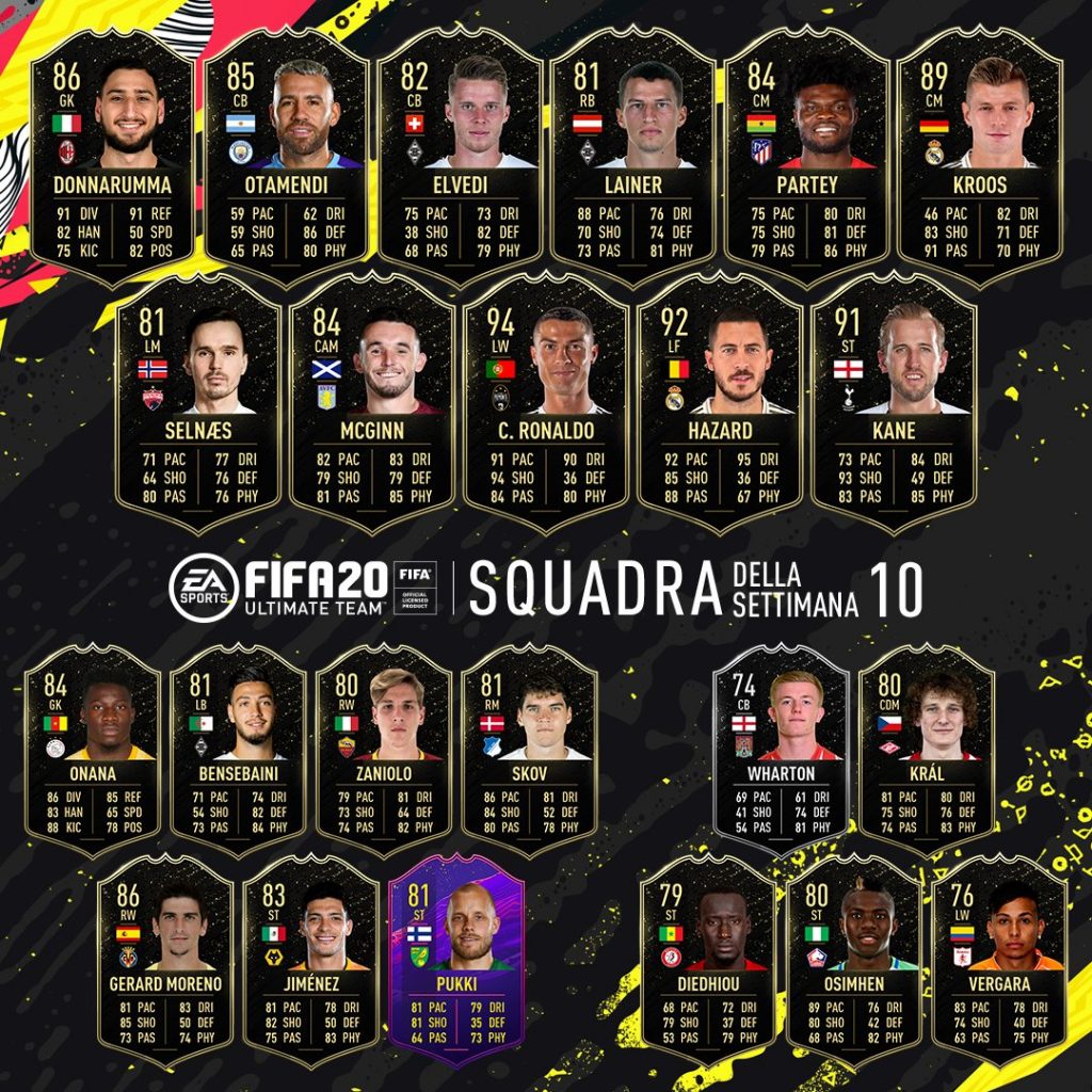 TOTW 10 FIFA 20