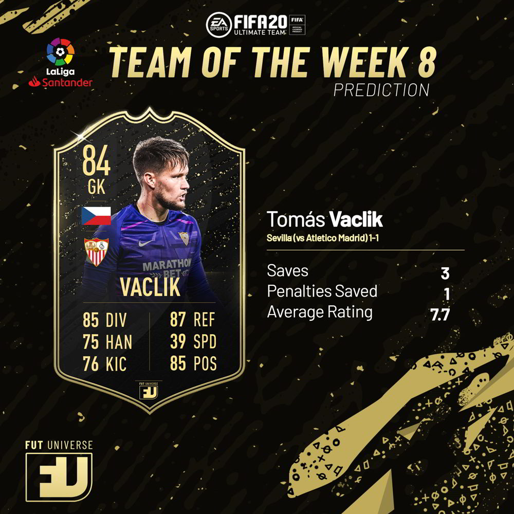 Vaclik TOTW 8 Prediction