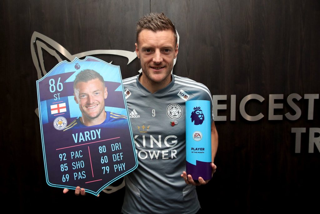 Vardy POTM Ottobre Premier League