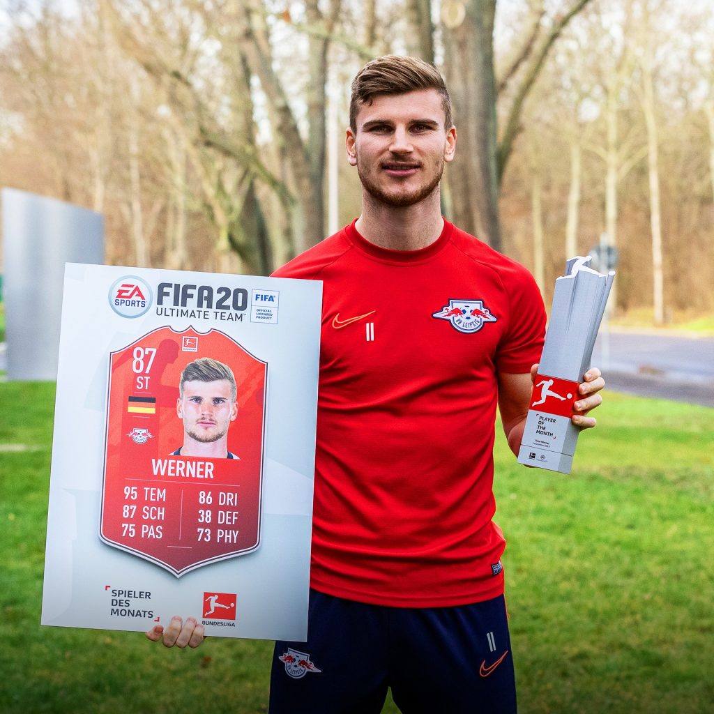 Werner POTM novembre Bundesliga