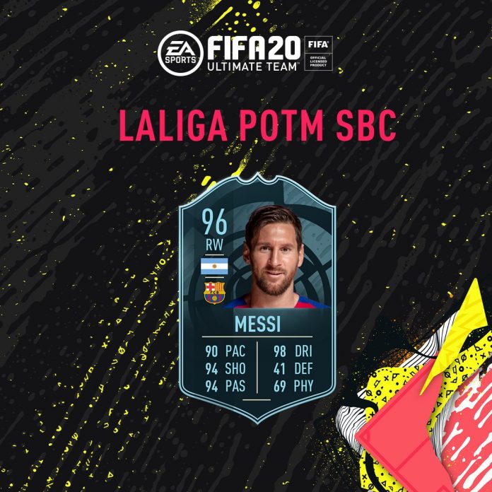 Fifa 20 Sbc Messi Potm Di Novembre De La Liga