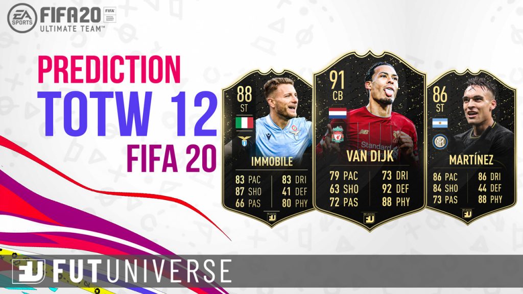 Prediction TOTW 12 FIFA 20