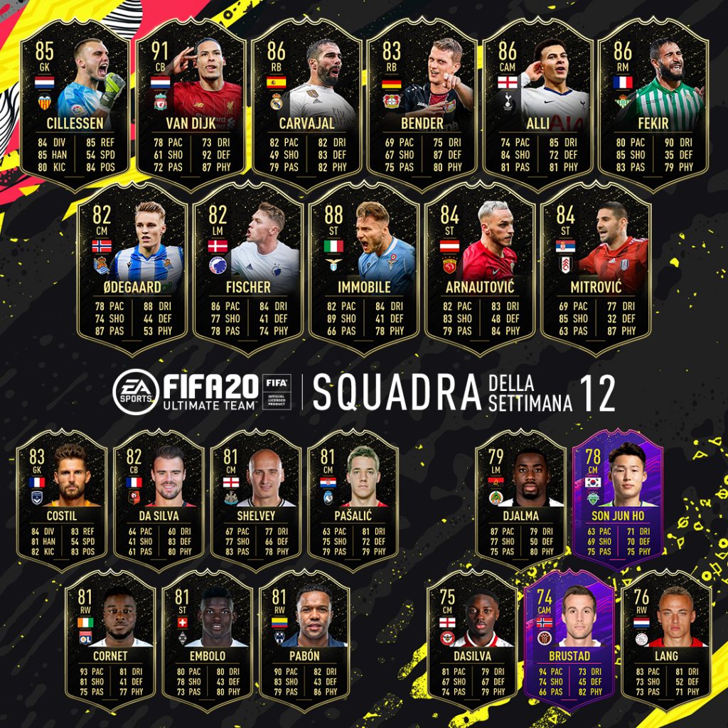 TOTW 12 FIFA 20