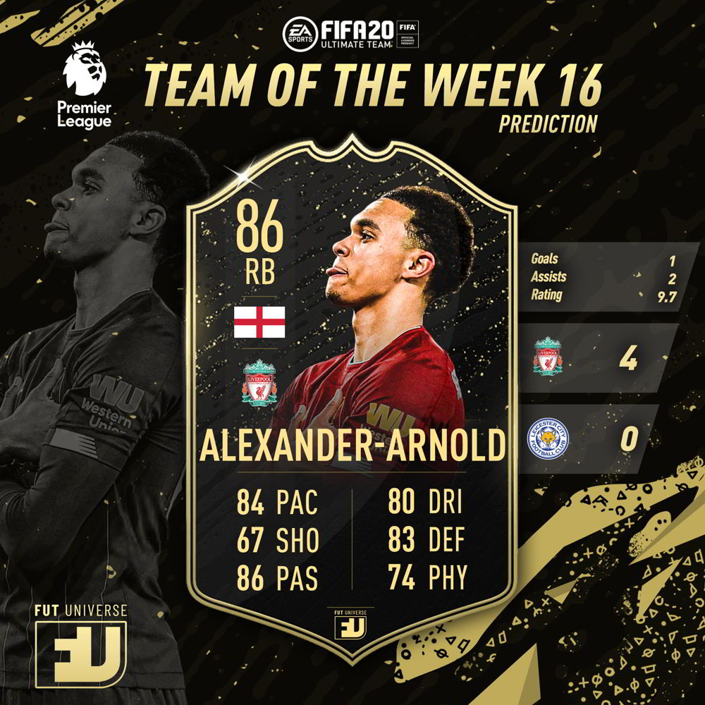 TOTW 16 Alexander Arnold