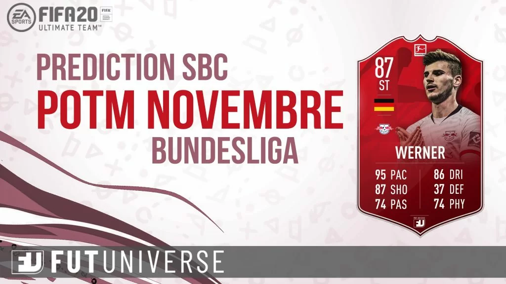 Prediction SBC POTM Nov Bundesliga Werner