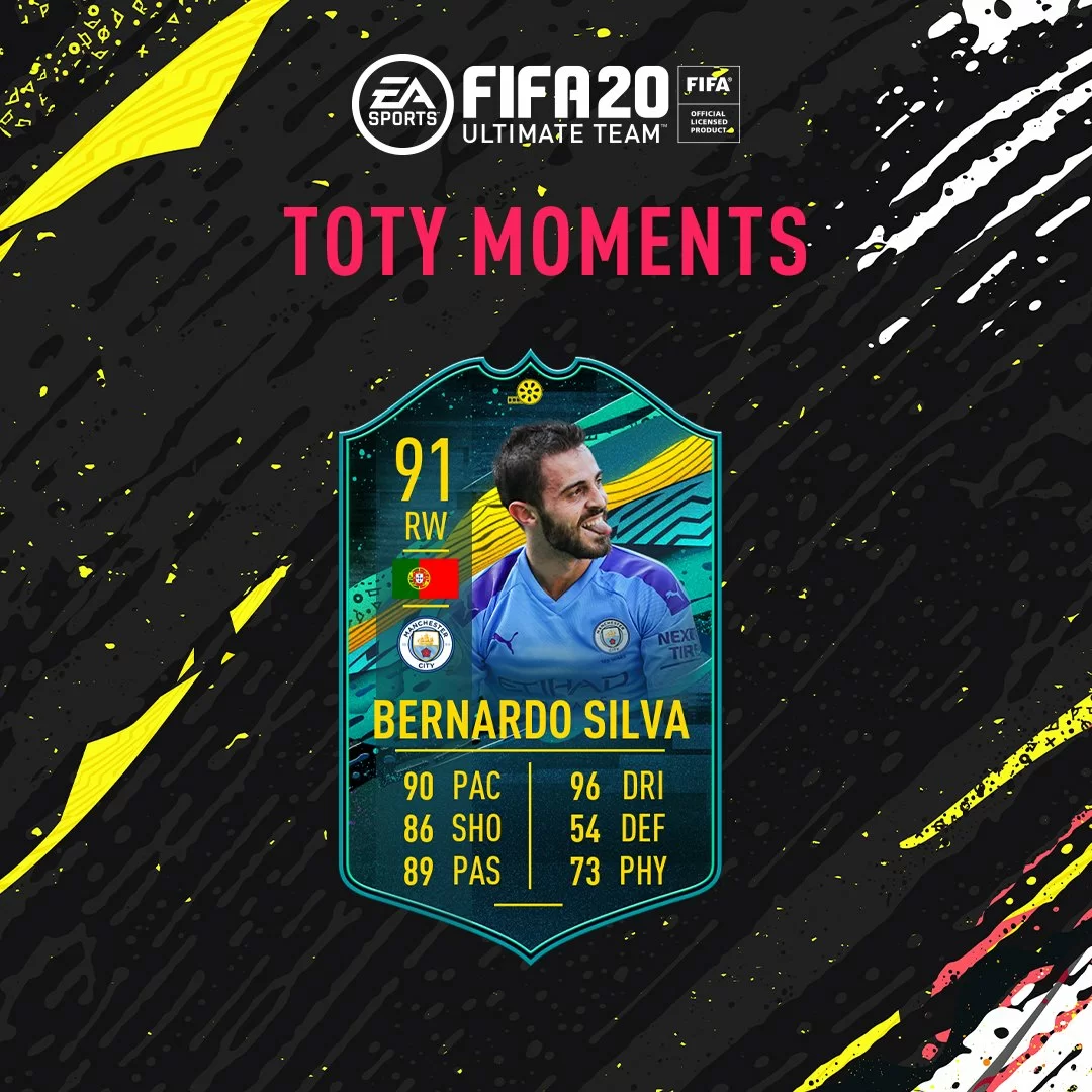 SBC Player Moments Bernardo Silva
