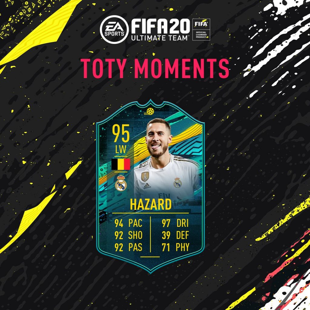 SBC Hazard Momenti Giocatore TOTY Moments