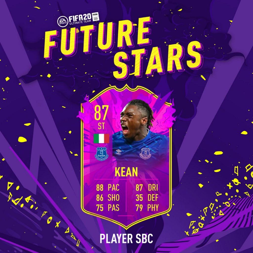 SBC Future Stars FIFA 20