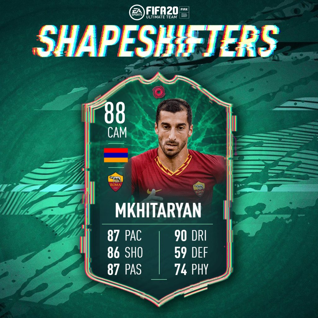 Fifa 20 SBC Mkhitaryan Shapeshifter - Le Soluzioni!