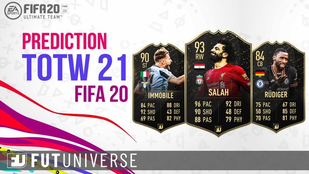 Prediction TOTW 21 FIFA 20